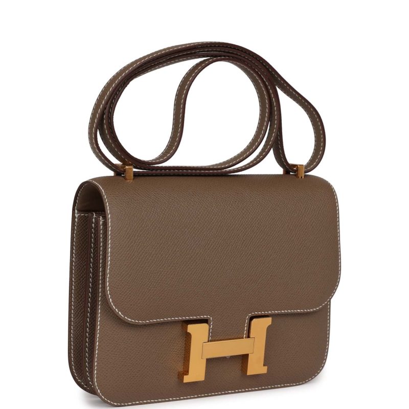 Hermes Constance 18 Etoupe Epsom Gold Hardware - Image 2