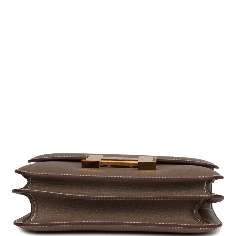 Hermes Constance 18 Etoupe Chevre Mysore Gold Hardware - Image 5