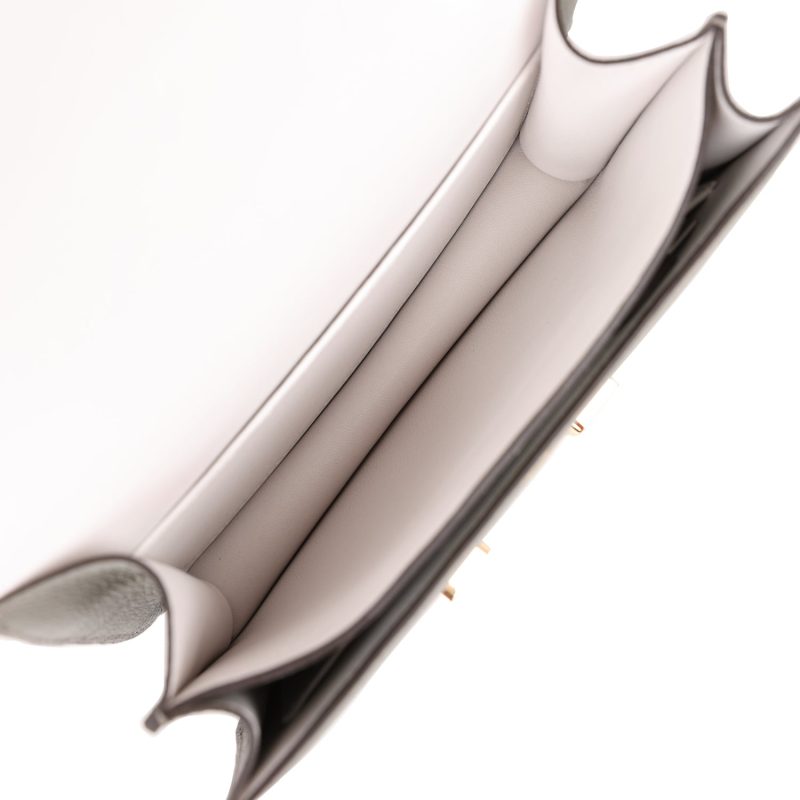 Hermes Constance 18 Gris Meyer Verso Evercolor Permabrass Hardware - Image 8