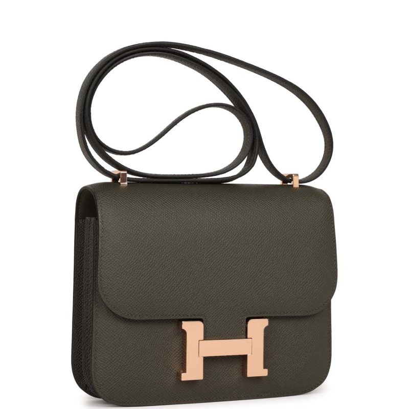Hermes Constance 18 Vert de Gris Epsom Rose Gold Hardware - Image 2