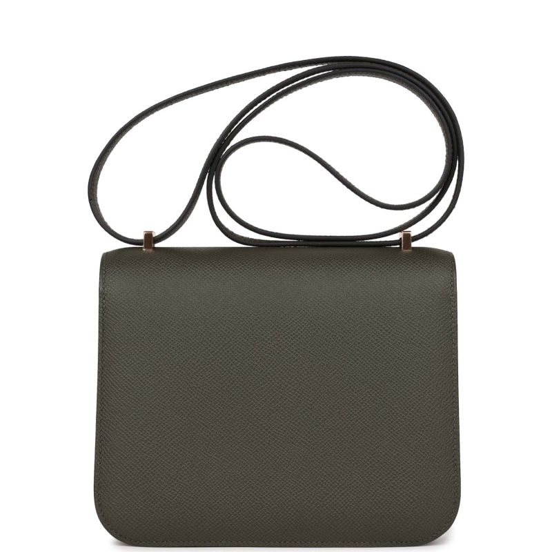 Hermes Constance 18 Vert de Gris Epsom Rose Gold Hardware - Image 4