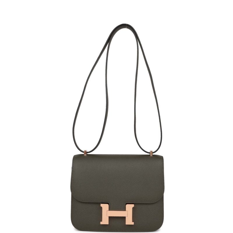 Hermes Constance 18 Vert de Gris Epsom Rose Gold Hardware - Image 6