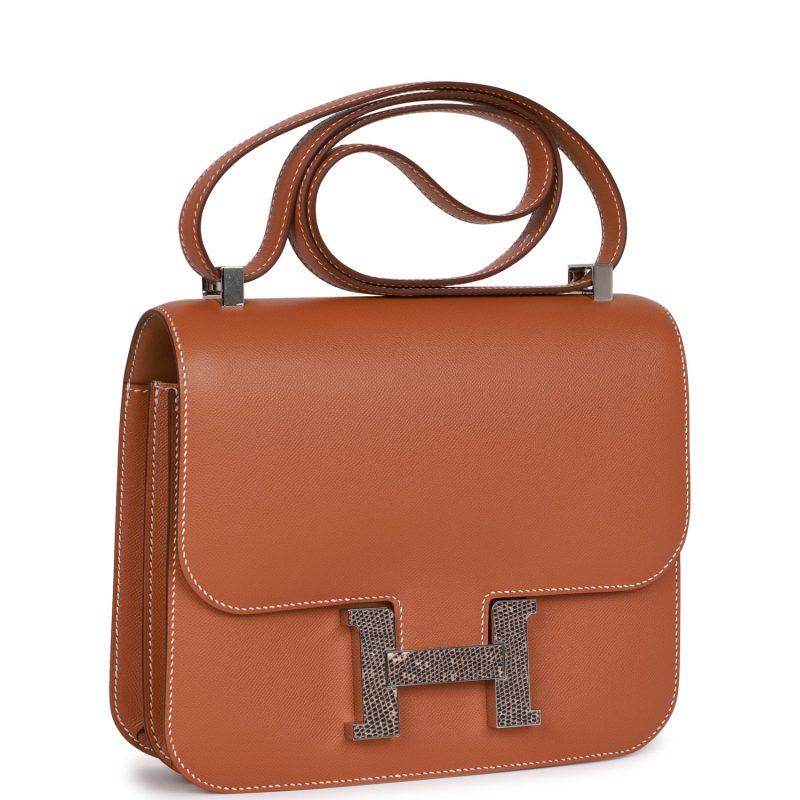 Hermes Constance 24 Gold Madame and Lizard Palladium Hardware - Image 2