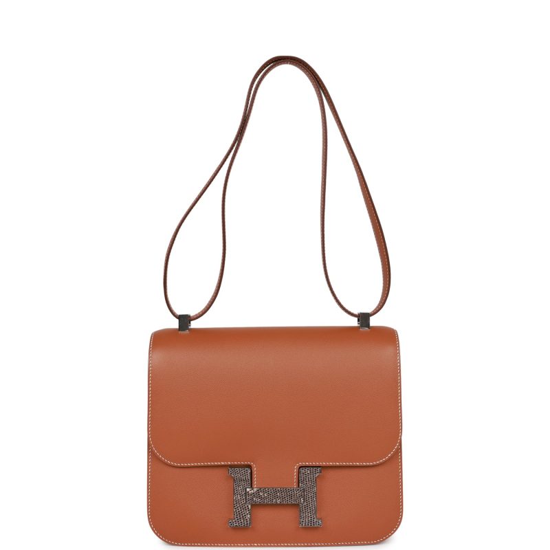 Hermes Constance 24 Gold Madame and Lizard Palladium Hardware - Image 6
