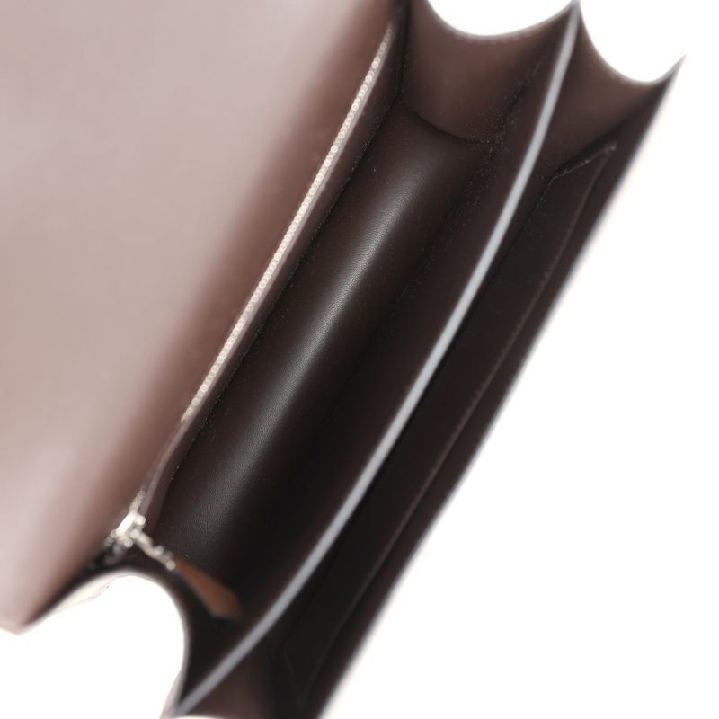 Hermes Constance 24 Chocolat Epsom Palladium Hardware - Image 8