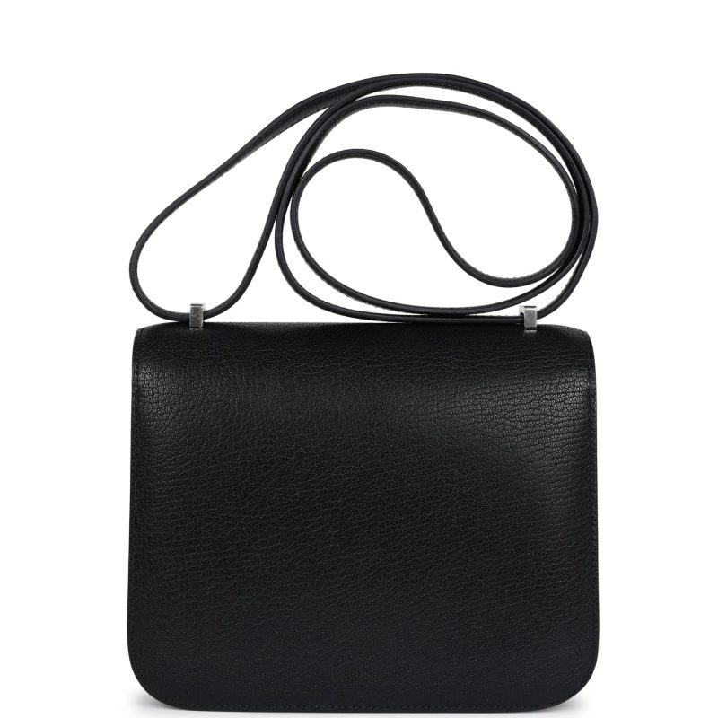 Hermes Constance 18 Black Chevre Chamkila Palladium Hardware - Image 4