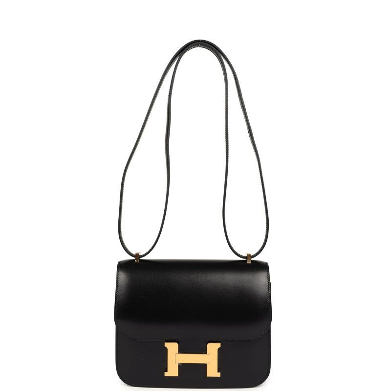 Hermes Constance 18 Black Box Gold Hardware - Image 6