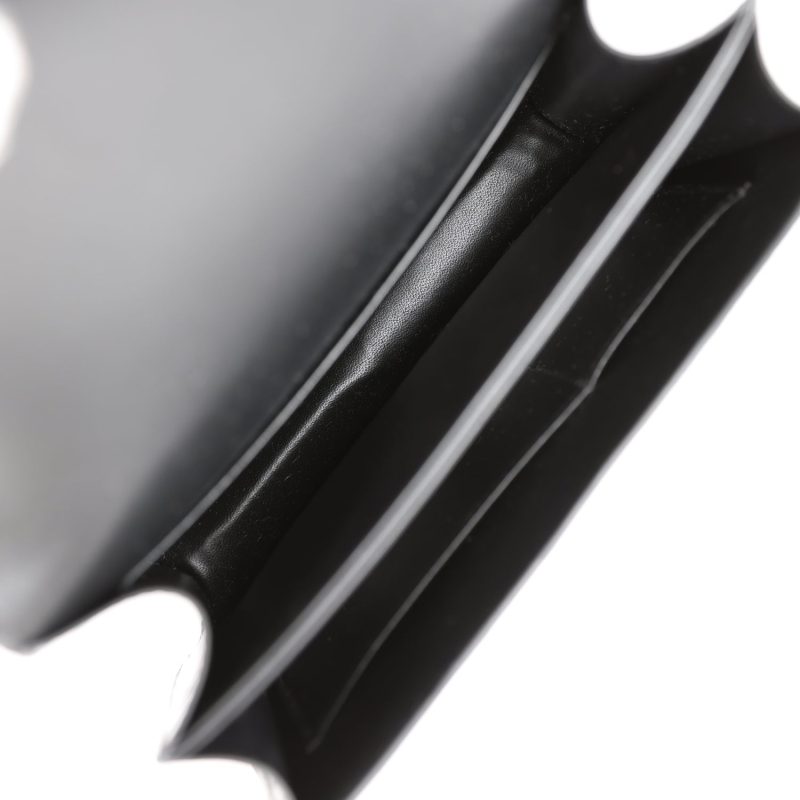 Hermes Constance 18 Black Shiny Alligator Gold Hardware - Image 8