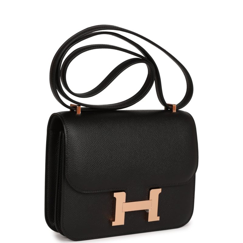 Hermes Constance 18 Black Epsom Rose Gold Hardware - Image 2