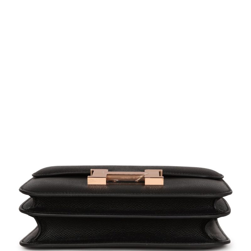 Hermes Constance 18 Black Epsom Rose Gold Hardware - Image 5