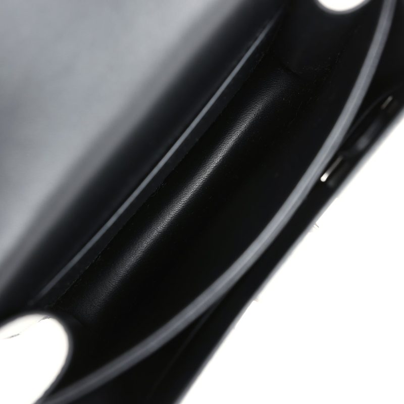 Hermes Constance 18 Black Varanus Salvator Lizard Palladium Hardware - Image 8