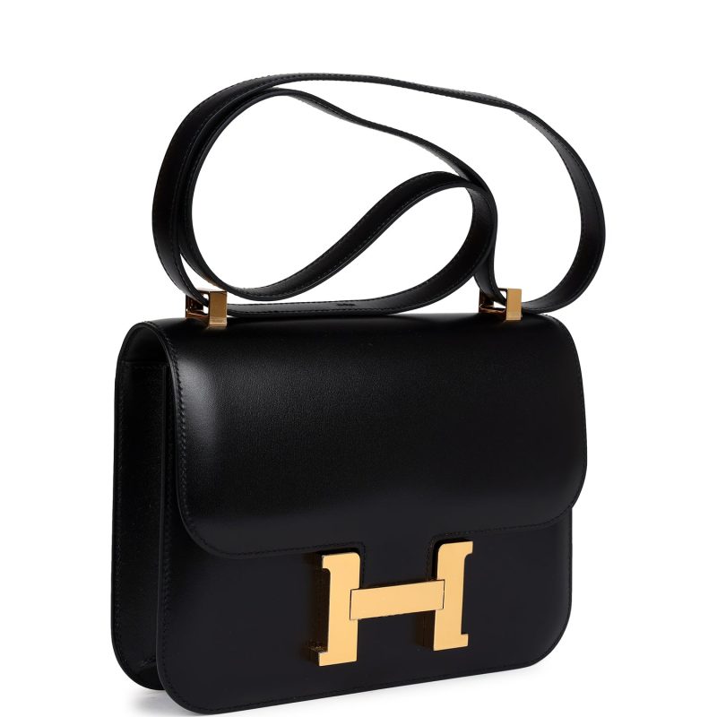 Hermes Constance 1-24 Black Box Gold Hardware - Image 2