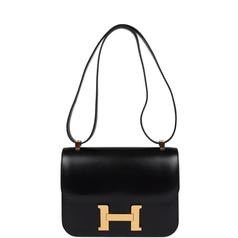 Hermes Constance 1-24 Black Box Gold Hardware - Image 6