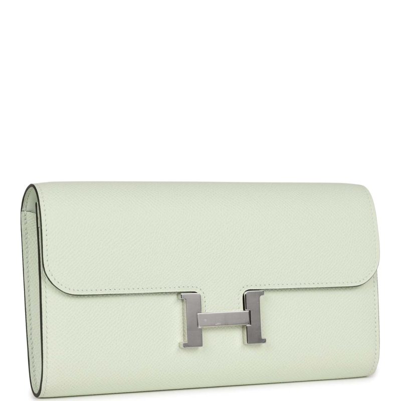 Hermes Constance Wallet To Go Vert Fizz Epsom Palladium Hardware - Image 2