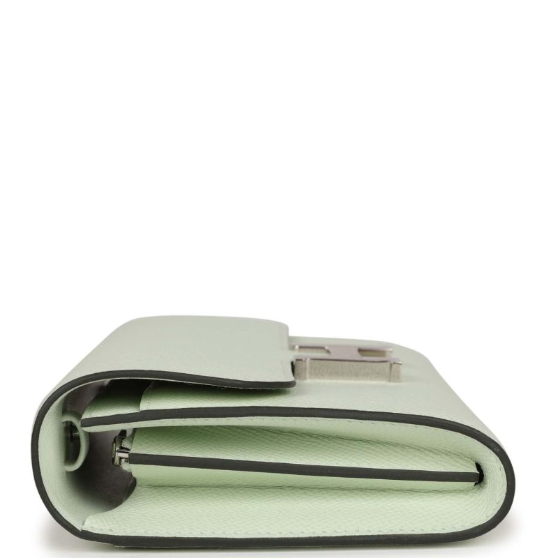 Hermes Constance Wallet To Go Vert Fizz Epsom Palladium Hardware - Image 3