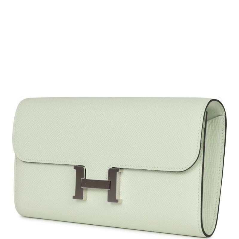 Hermes Constance Wallet To Go Vert Fizz Epsom Palladium Hardware - Image 5
