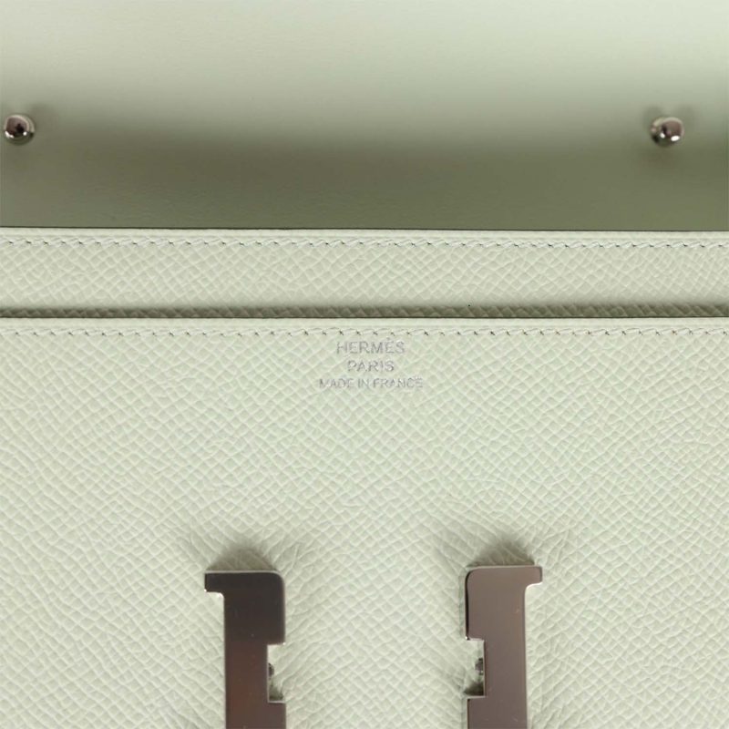 Hermes Constance Wallet To Go Vert Fizz Epsom Palladium Hardware - Image 6
