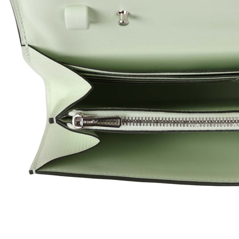 Hermes Constance Wallet To Go Vert Fizz Epsom Palladium Hardware - Image 8