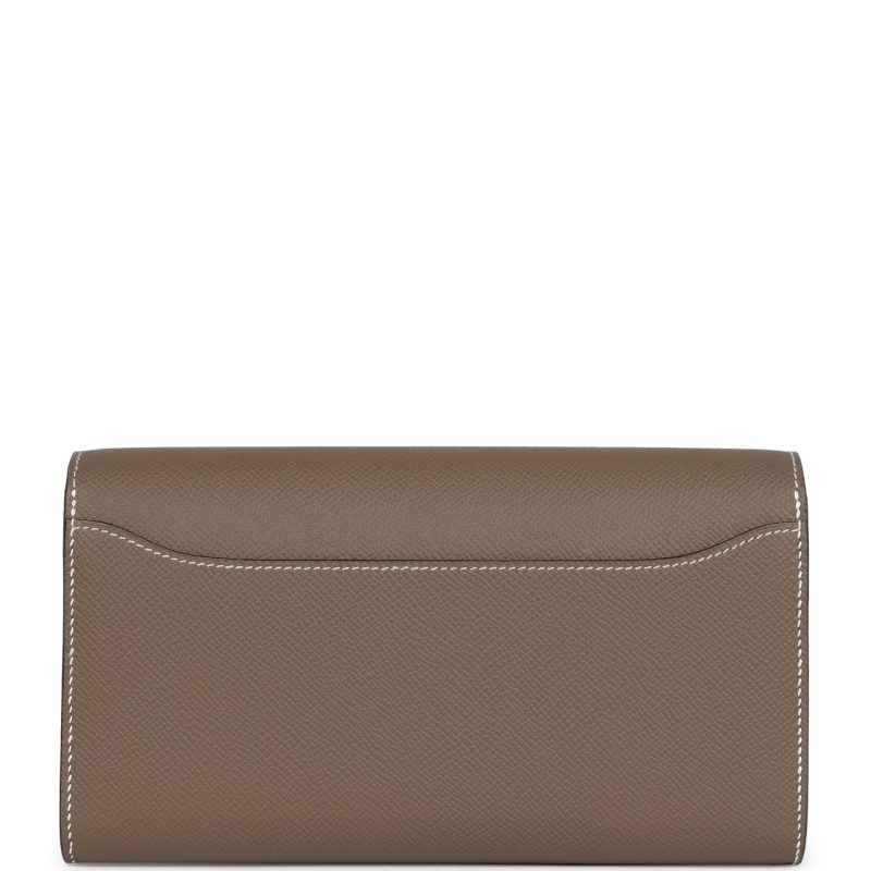 Hermes Constance Wallet To Go Etoupe Epsom Gold Hardware - Image 4
