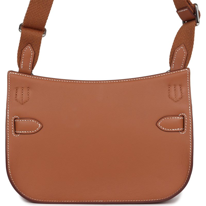 Hermes Mini Jypsiere Gold Swift Palladium Hardware - Image 4
