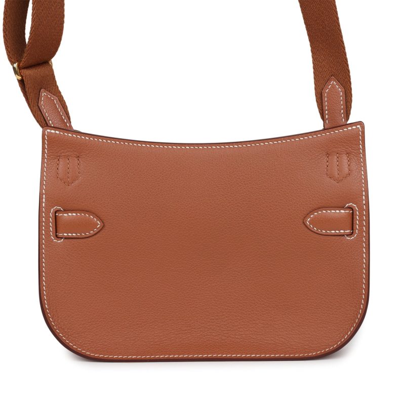 Hermes Jypsiere Mini Gold Evercolor Gold Hardware - Image 4