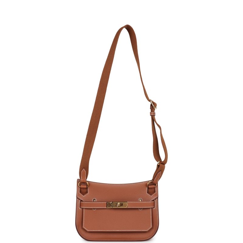Hermes Jypsiere Mini Gold Evercolor Gold Hardware - Image 6