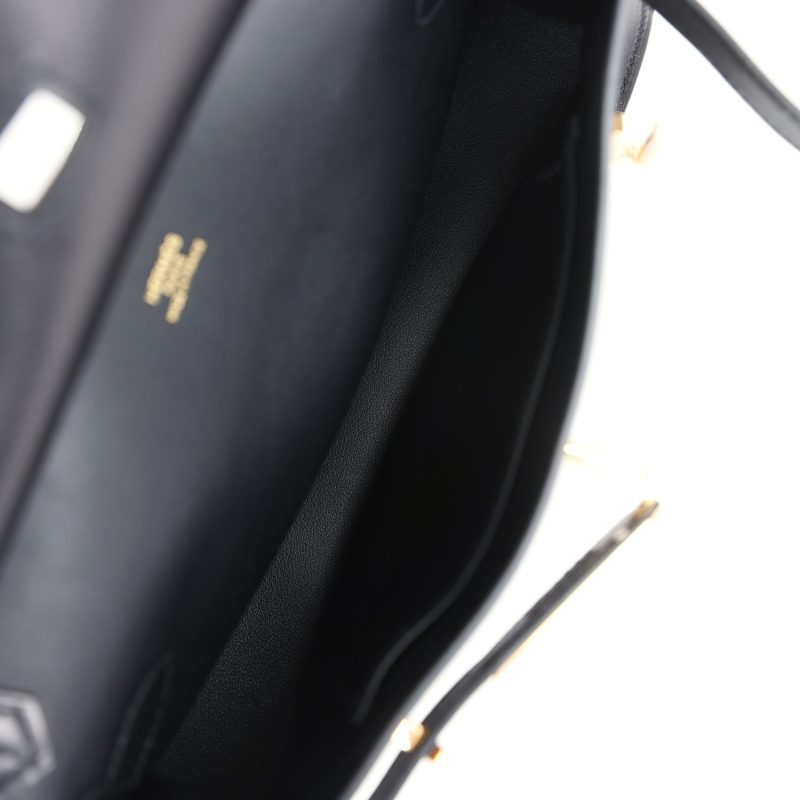 Hermes Jypsiere Mini Black Evercolor Gold Hardware - Image 8