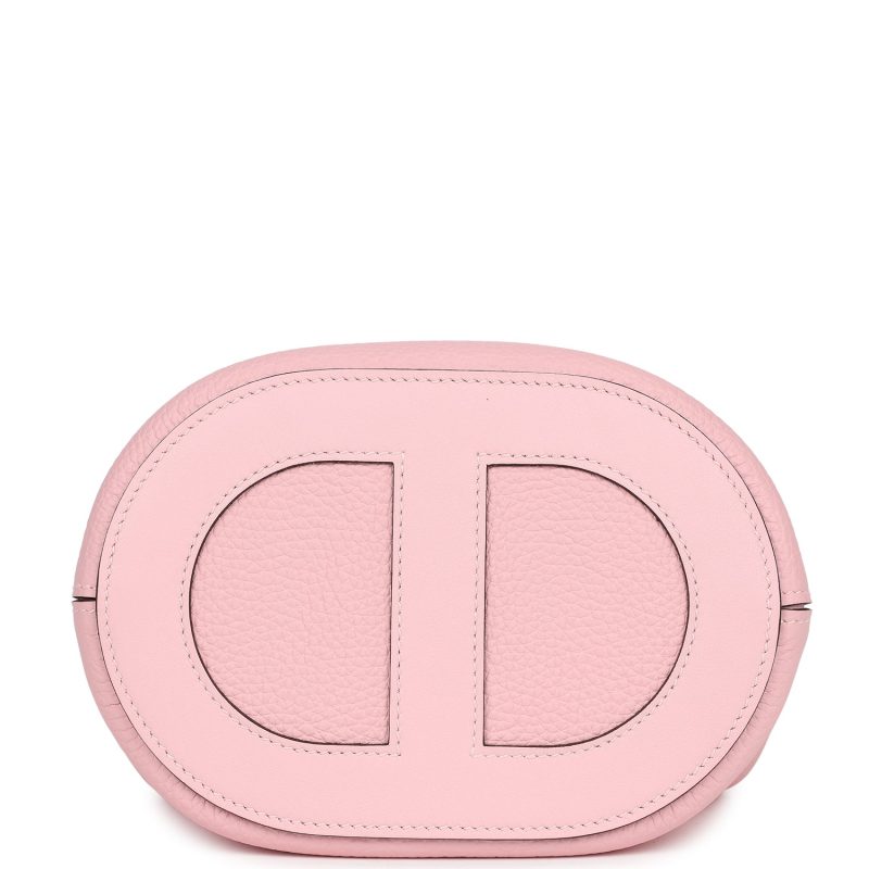 Hermes In-The-Loop 18 Rose Sakura Clemence and Swift Palladium Hardware - Image 6
