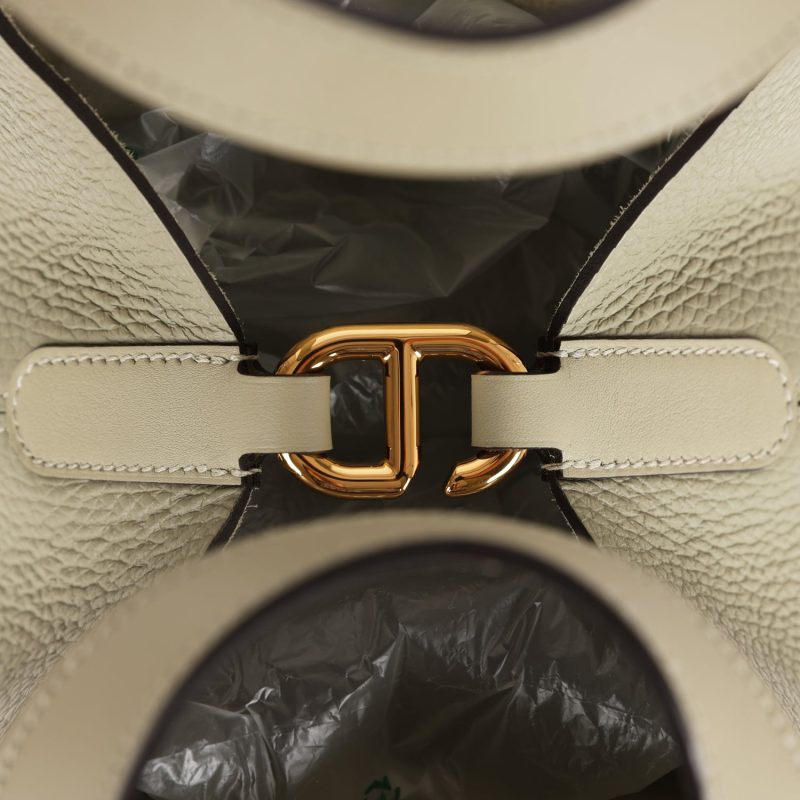 Hermes In-The-Loop 18 Sauge Clemence and Swift Gold Hardware - Image 6