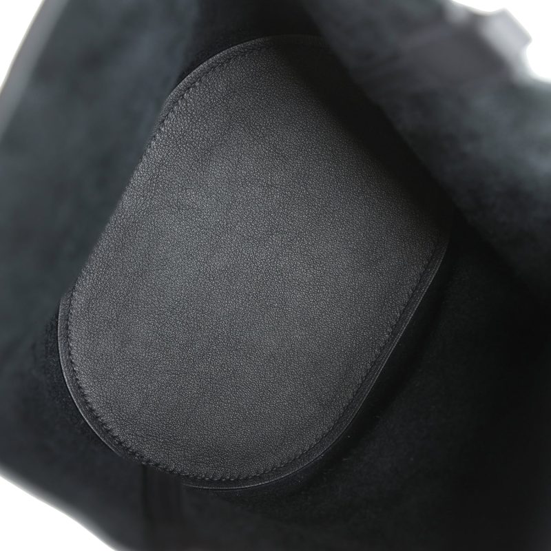 Hermes In-The-Loop 18 Black Clemence and Swift Gold Hardware - Image 7