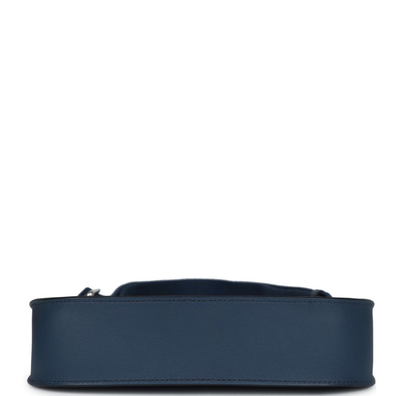 Hermes Mini Jypsiere Bleu De Prusse Swift Palladium Hardware - Image 5