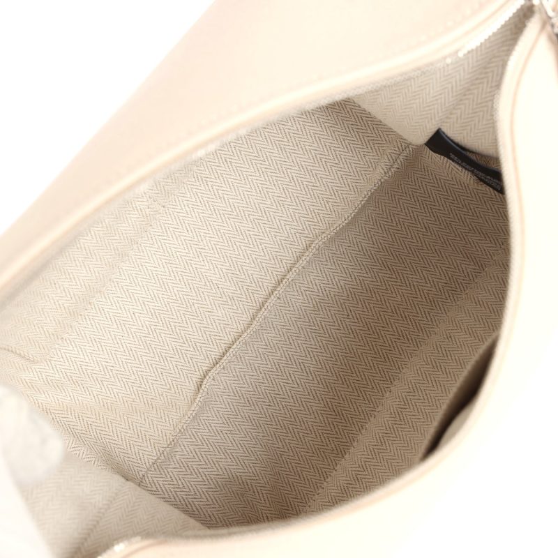 Hermes Bride-A-Brac PM Neutral Toile Canvas Palladium Hardware - Image 7