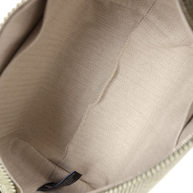 Hermes Bride-A-Brac PM Vert Foret H Natte Canvas and Wool Palladium Hardware - Image 8