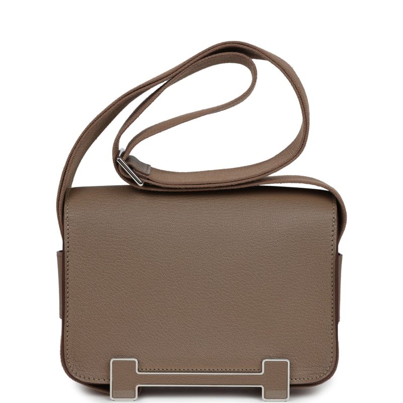 Hermes Geta Etoupe Chevre Palladium Hardware - Image 4