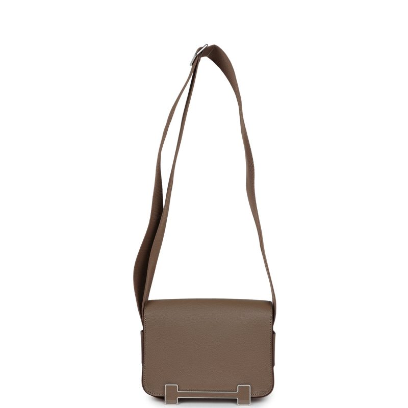 Hermes Geta Etoupe Chevre Palladium Hardware - Image 6
