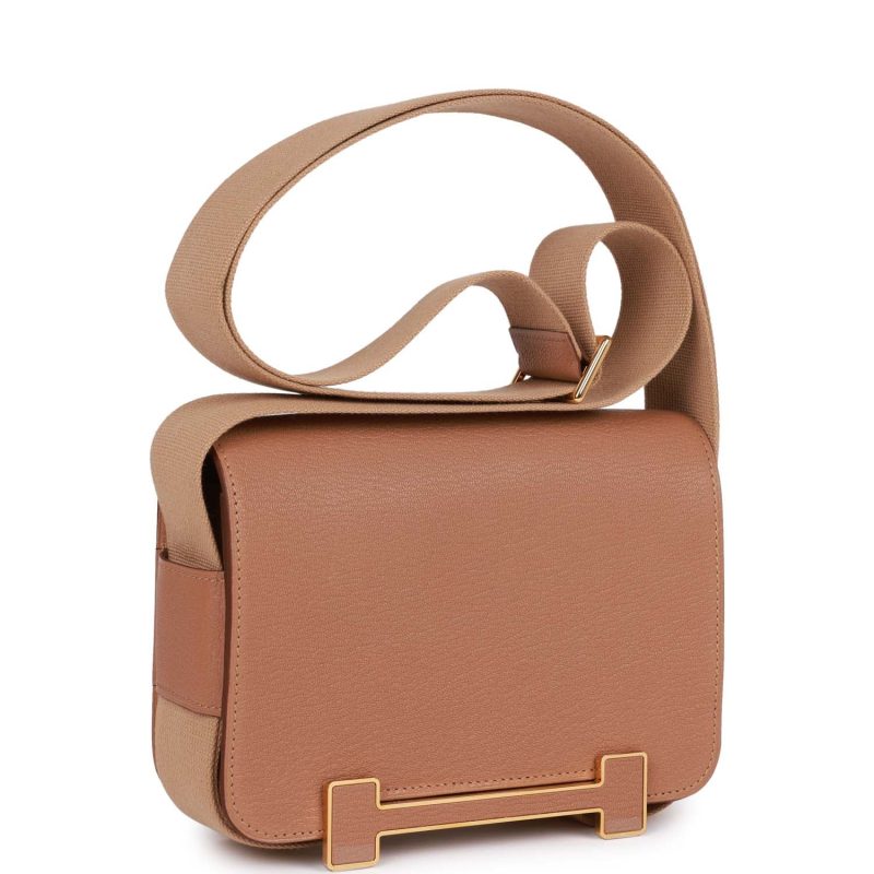 Hermes Geta Quebracho and Chai Chevre Gold Hardware - Image 2