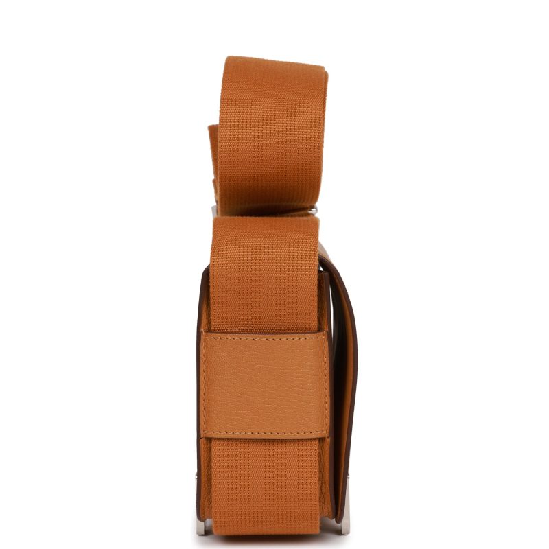 Hermes Geta Caramel Chevre Palladium Hardware - Image 3