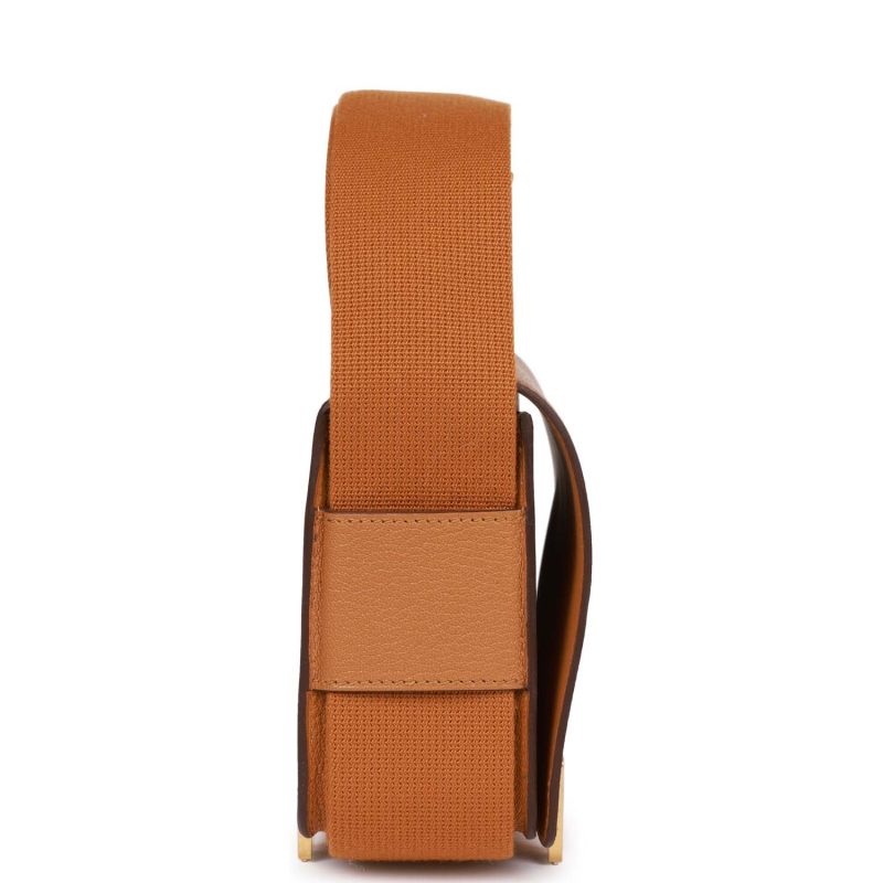 Hermes Geta Caramel Chevre Gold Hardware - Image 3