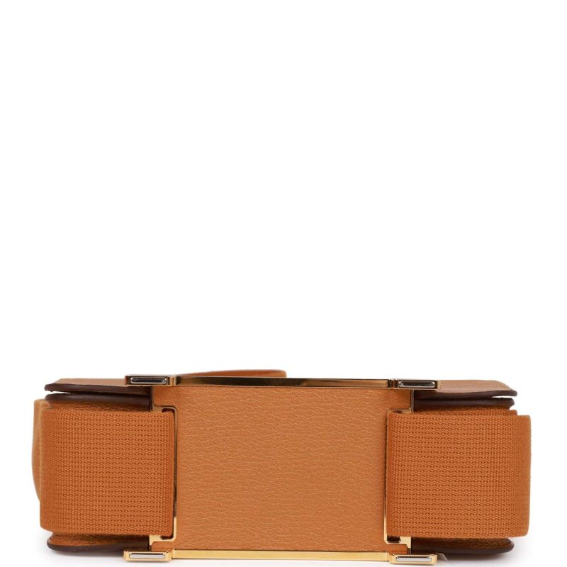 Hermes Geta Caramel Chevre Gold Hardware - Image 4