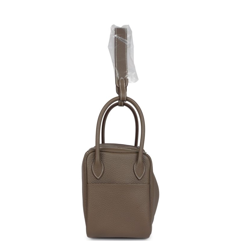 Hermes Lindy 26 Etoupe Clemence Palladium Hardware - Image 3
