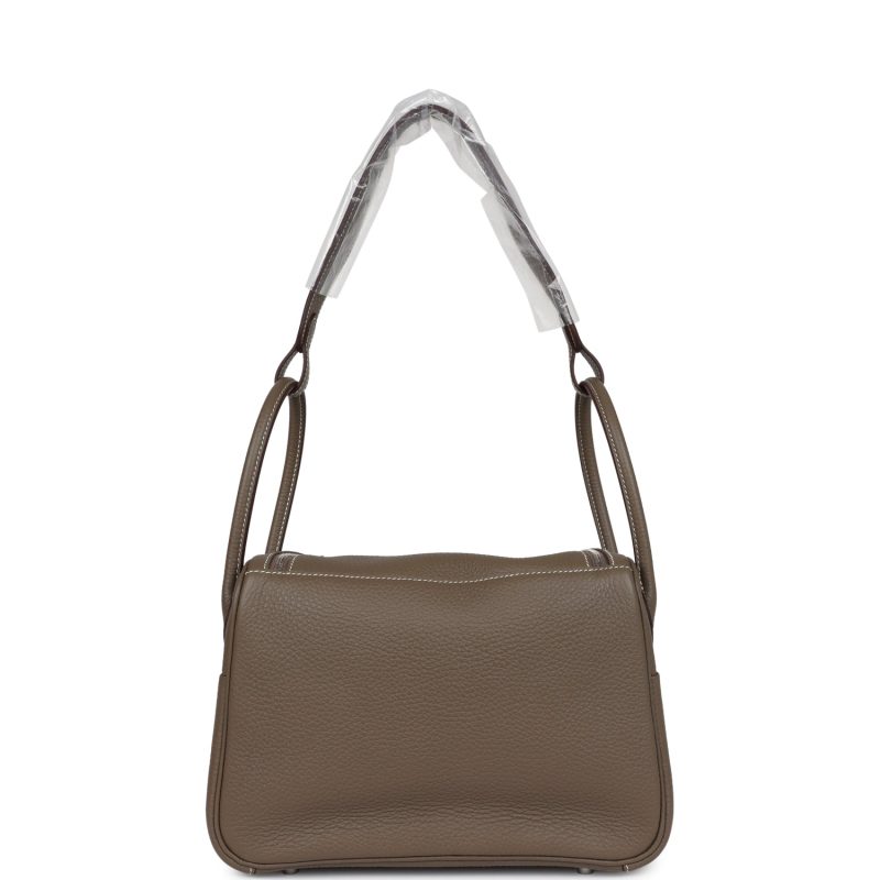 Hermes Lindy 26 Etoupe Clemence Palladium Hardware - Image 4