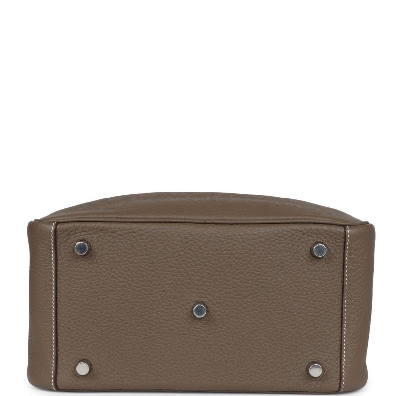 Hermes Lindy 26 Etoupe Clemence Palladium Hardware - Image 5