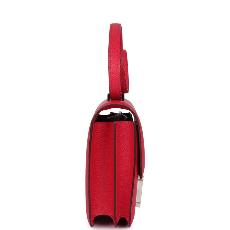 Hermes Constance 18 Rose Extreme Epsom Marquette Palladium Hardware - Image 3
