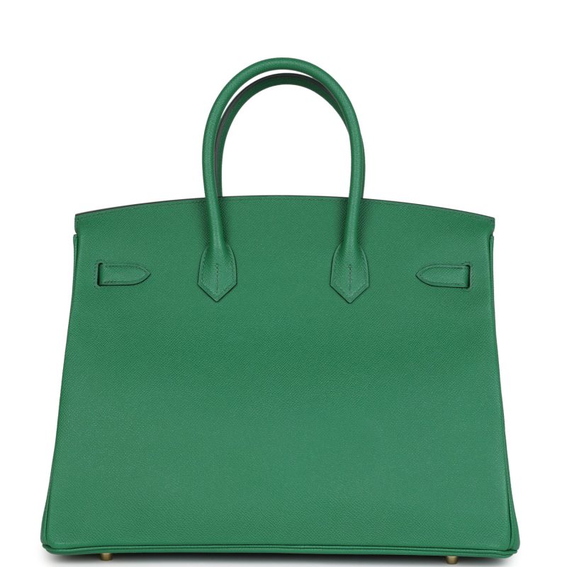 Hermes Birkin 35 Cactus Epsom Gold Hardware - Image 4