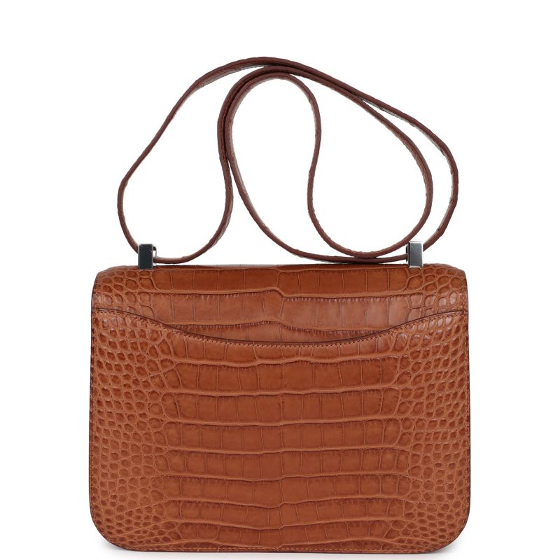 Hermes Constance 1-24 Gold Matte Alligator Marquette Palladium Hardware - Image 4