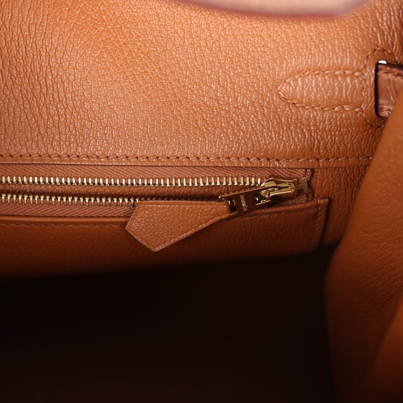 Hermes Birkin 25 Gold Matte Alligator Gold Hardware - Image 8
