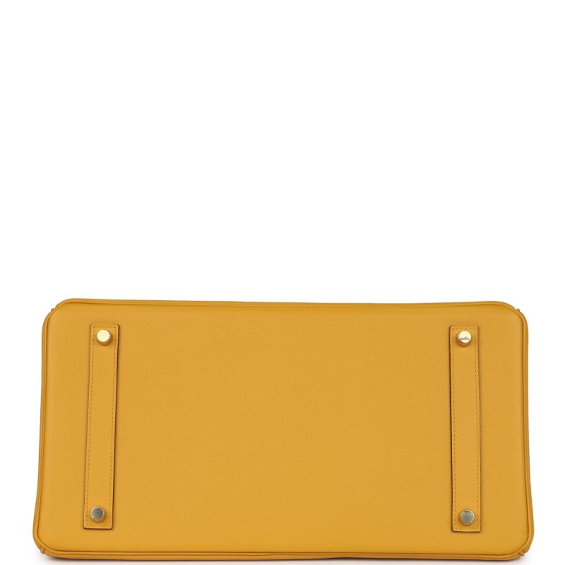 Hermes Birkin 35 Jaune Ambre Epsom Gold Hardware - Image 5