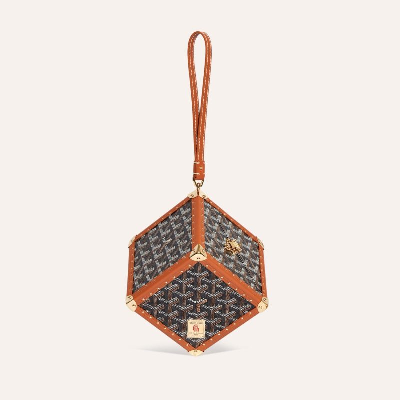 Goyard Dé Trunk Bag Black & Tan