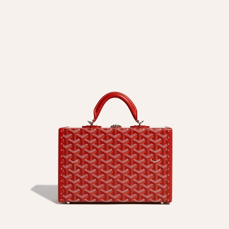 Goyard Grand H?tel Trunk Bag Red - Image 2