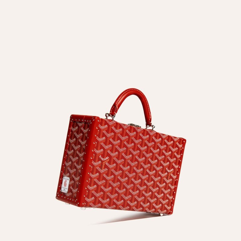 Goyard Grand H?tel Trunk Bag Red - Image 3